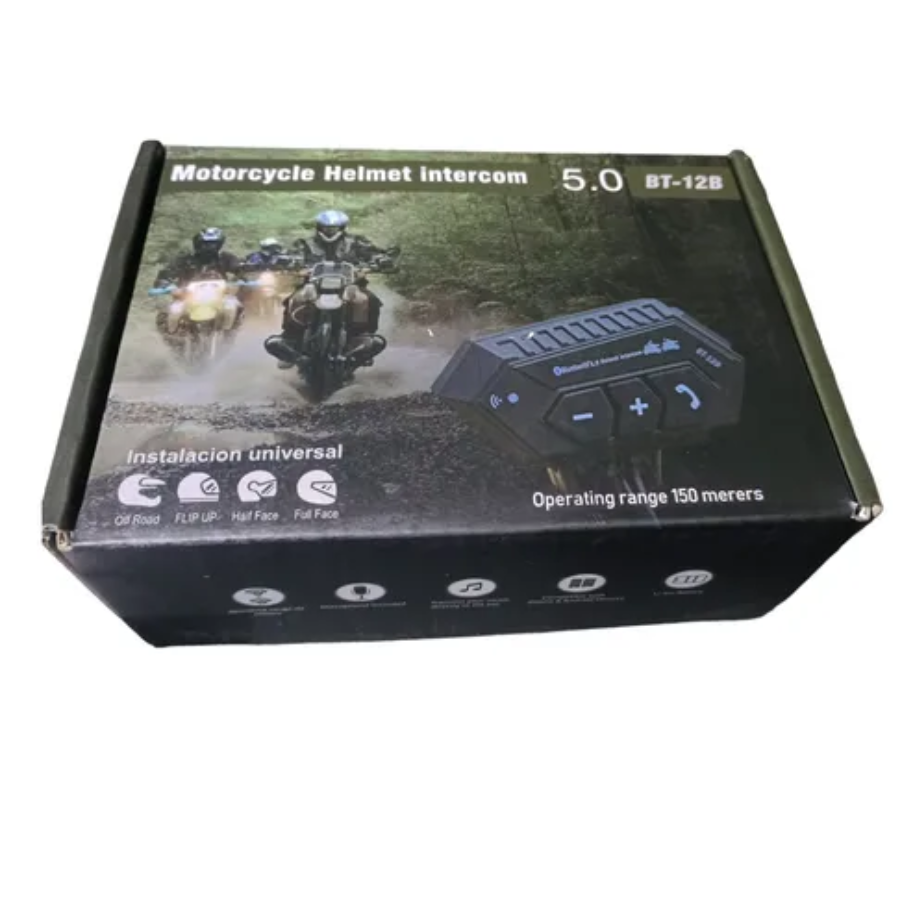 INTERCOMUNICADOR PARA MOTO  BT12B